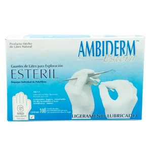 Guante de látex estéril talla grande
