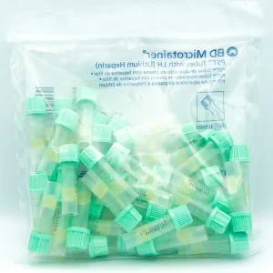 Microtainer verde heparina de litio y gel 400-600 µL