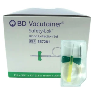 Equipo alado verde, 21G x 19mm / 12"