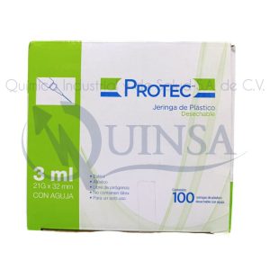 Jeringa de 3ml verde