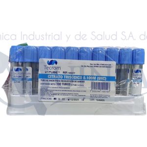 Tubo azul 2.7ml Tecrom