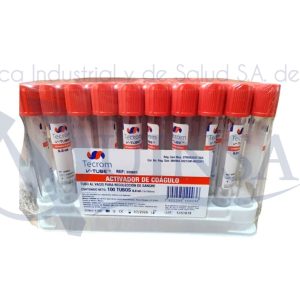 Tubo rojo de 6ml Tecrom